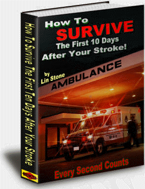 How To Survive The First 10 Days After Your Stroke ebook cover showing recovery tips