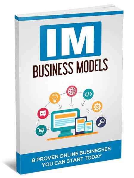 Online business models ebook cover – start earning from home with PLR rights