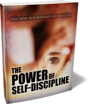 Self-discipline eBook cover with PLR/MRR resell rights – instant digital download