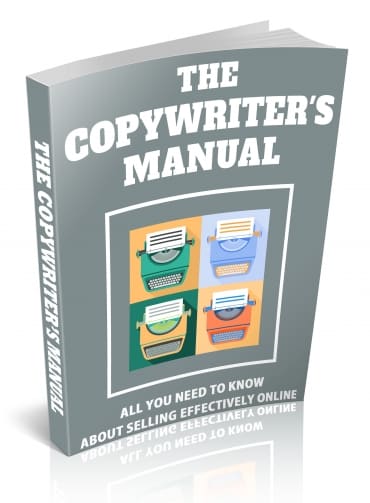 Copywriting guide eBook cover with PLR resell rights for effective selling