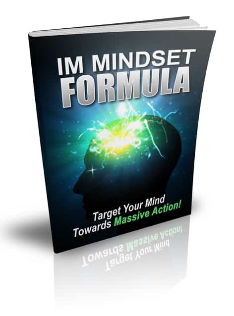 IM Mindset Formula digital guide with PLR resell rights for success mindset transformation