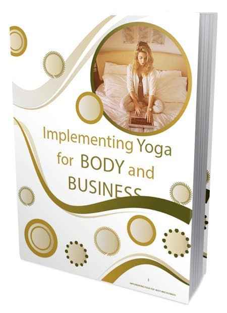 Digital PLR MRR yoga guide for body and business with resell rights