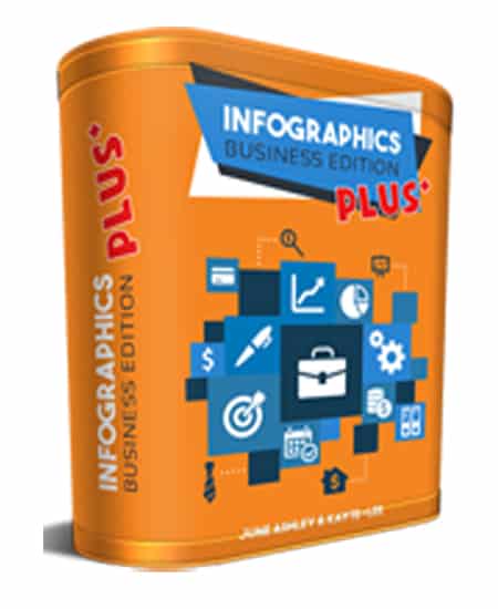 Business infographics collection with PLR resell rights for coaches and marketers