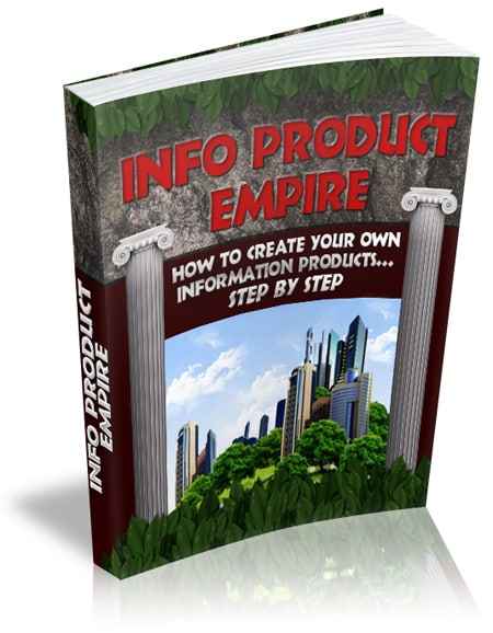Info Product Empire digital guide with PLR MRR rights for reselling information products online