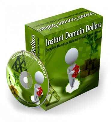 Instant Domain Dollars Version 2.0 software screenshot – turn domains into cash