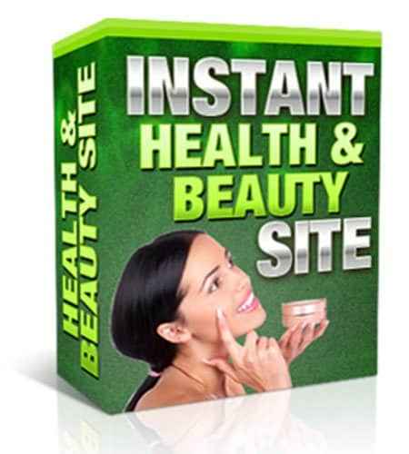 Instant Health And Beauty Site – automated niche website builder with AdSense and Amazon ads, digital PLR download
