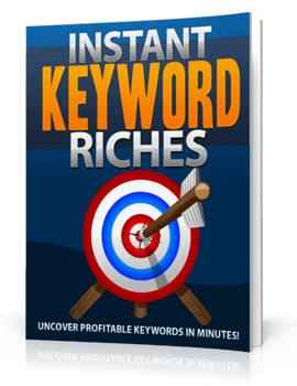 Keyword research PLR guide with master resell rights – Instant Keyword Riches digital download