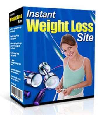 Instant weight loss website builder with PLR/MRR rights and automatic Adsense & Amazon setup