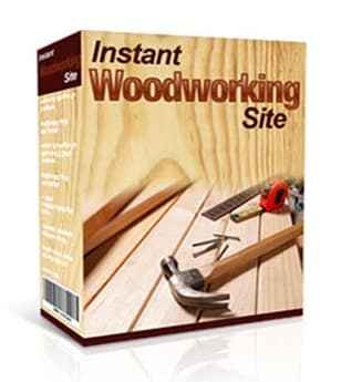 Instant woodworking niche website builder with Adsense and Amazon ads, PLR rights included