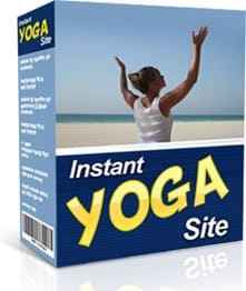 Instant Yoga Site - complete yoga website builder with Adsense, Amazon ads, PLR articles, and resell rights