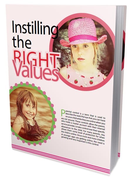 Digital parental control guide with PLR MRR resell rights for online child safety monitoring