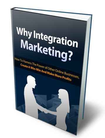 Integration marketing book cover – unlock powerful partnership strategies for online business growth with PLR rights