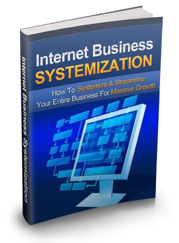 Internet Business Systemization - digital guide with PLR MRR resell rights for online entrepreneurs