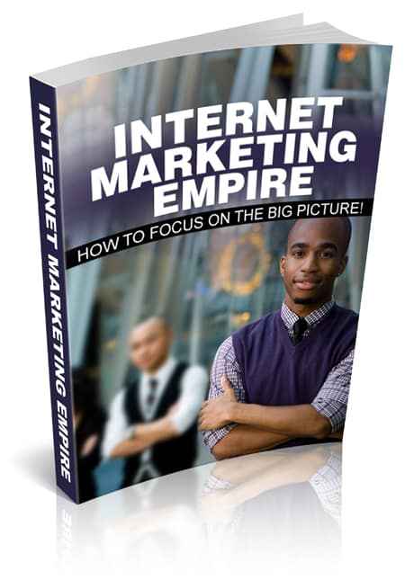Internet Marketing Empire PLR ebook cover - business growth and resell rights
