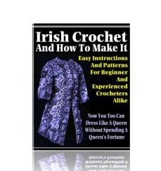 Irish Crochet And How To Make It digital guide with PLR MRR resell rights