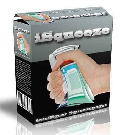 iSqueeze intelligent squeeze page creator with PLR MRR resell rights digital download