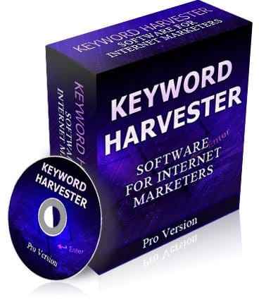 Keyword Harvester digital PLR MRR tool for fast keyword research and resell