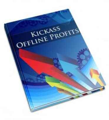 Kickass Offline Profits digital guide with PLR MRR resell rights for offline marketing success
