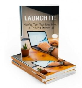 Launch it eBook startup business guide with PLR MRR resell rights digital download