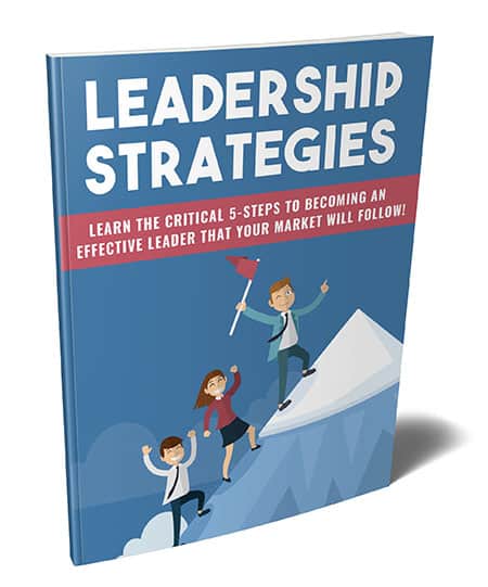Digital leadership skills PLR report with five essential management techniques for new managers