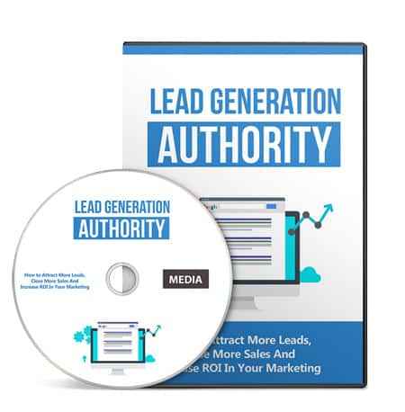 Lead Generation Authority Video course with over-the-shoulder tutorials and PLR rights