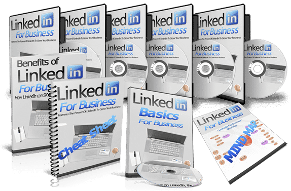 LinkedIn for business training course with PLR resell rights – digital download ecourse