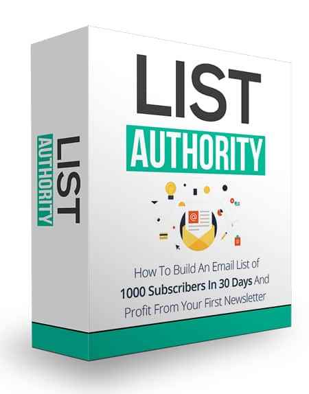 Email marketing video tutorials - List Authority Gold PLR MRR digital download