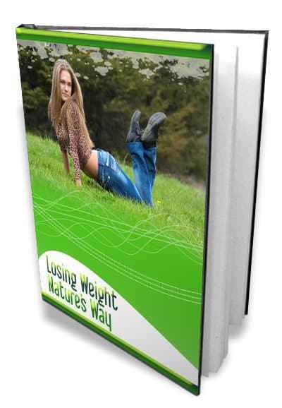 Losing Weight Nature’s Way digital book with PLR MRR resell rights for weight loss transformation