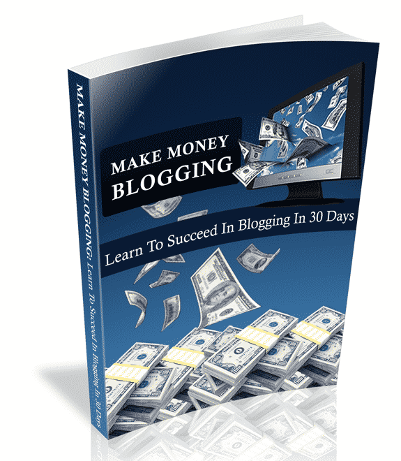 Make Money Blogging digital PLR eBook with resell rights and blogging blueprint