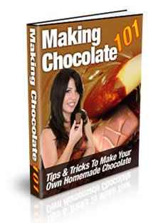 Homemade chocolate making guide with tips and resell rights for digital download