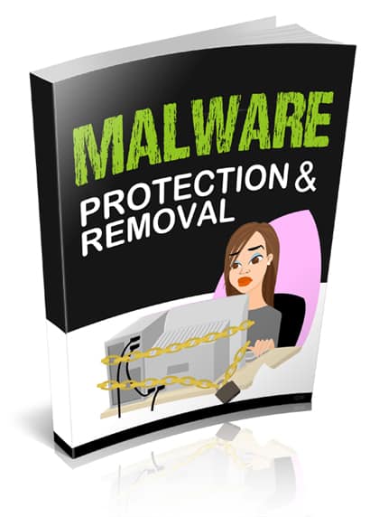 Malware protection and removal guide with PLR resell rights digital download eBook