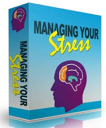 Stress management software digital download with PLR rights - tips and exercises