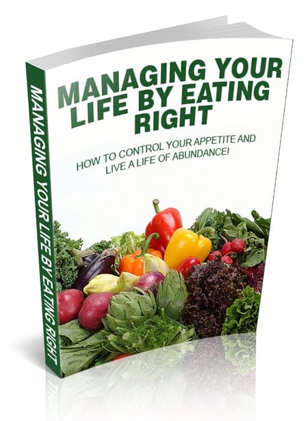 Healthy eating lifestyle with fresh vegetables and portion control for weight management and vitality