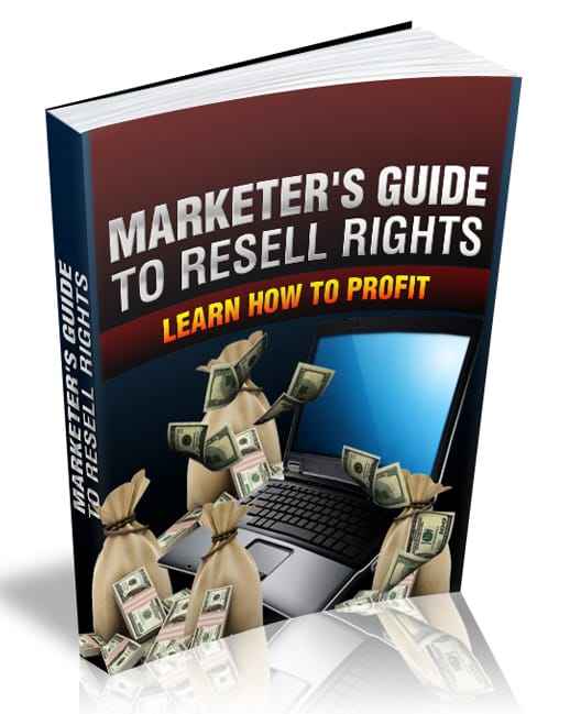 Marketers Guide To Resell Rights - Digital PLR MRR product sourcing and profit guide