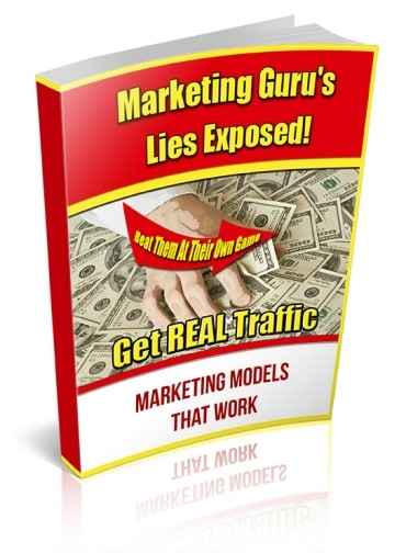 Digital marketing guide exposing guru lies with PLR/MRR resell rights for traffic generation success
