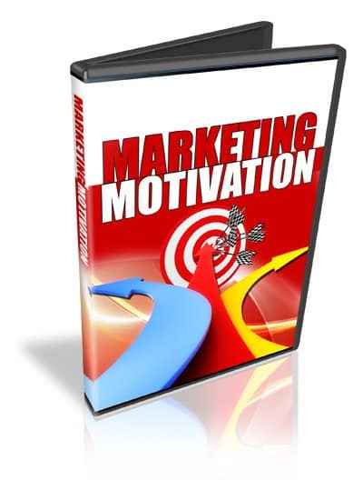 Marketing Motivation PLR ebook cover with resell rights for digital download