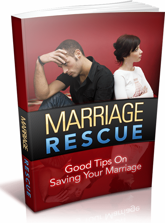Marriage Rescue Digital PLR eBook guide for couples with resell rights cover image