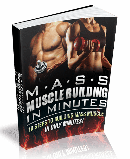 Mass muscle building in minutes digital PLR resell rights workout plan muscle growth
