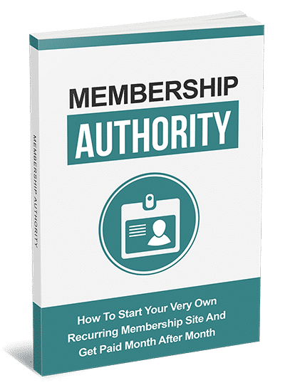 Membership Authority guide to start recurring revenue site with PLR MRR rights