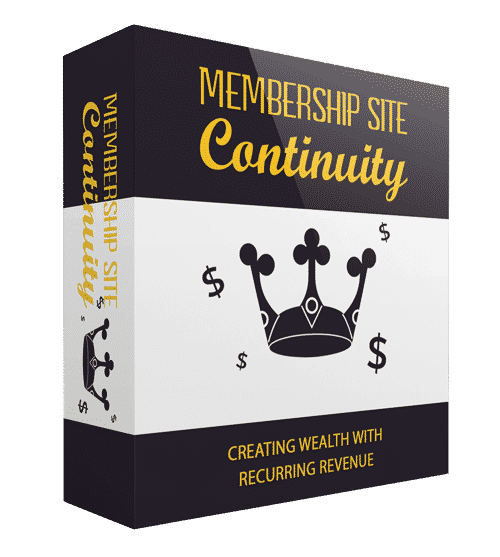 Membership site PLR ebook cover showing recurring income model and resell rights