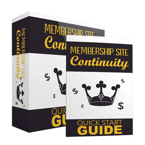 Membership site setup course with PLR resell rights for recurring income