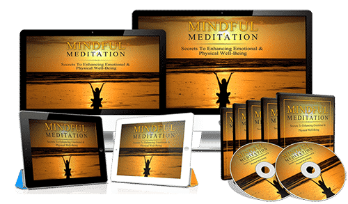 Mindful Meditation Mastery video course with PLR resell rights – digital download product preview