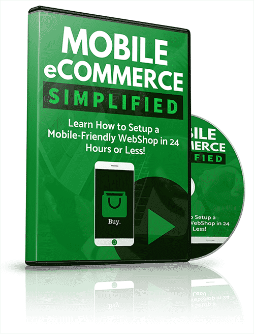 Mobile e-commerce PLR video course for building mobile-optimized web stores – digital download with resell rights.