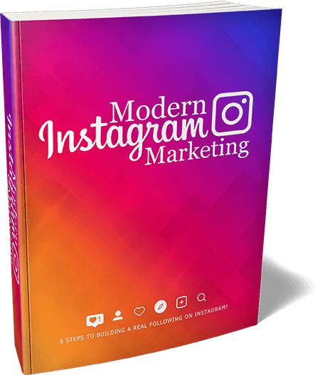 Instagram marketing PLR guide cover image showing modern social media strategy concepts