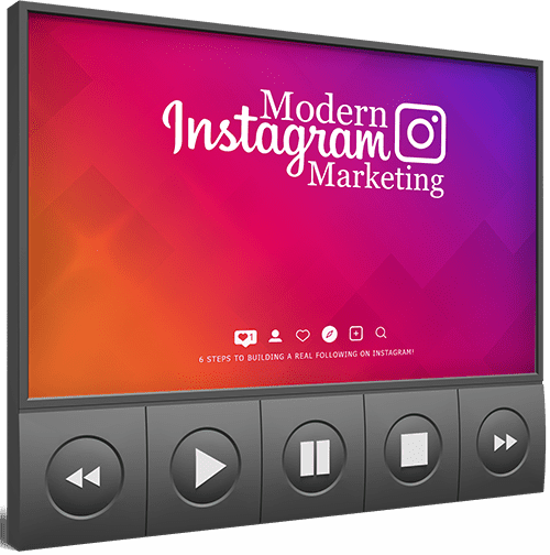 Modern Instagram marketing video course with PLR/MRR resell rights – digital download