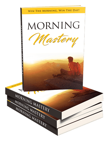 Morning Mastery digital guide with PLR resell rights for morning routine improvement