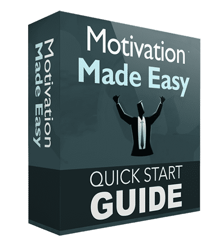 Motivation quick-start guide digital PLR package with mini site and graphics bundle