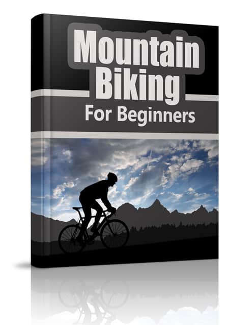 Mountain biking for beginners with PLR resell rights digital newsletter cover image