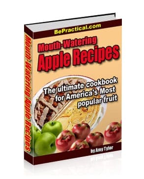Mouth-Watering Apple Recipes digital ebook with PLR MRR resell rights for entrepreneurs