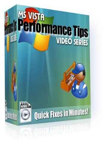 MS Vista Performance Tips video tutorials for tuning and speeding up Windows Vista system